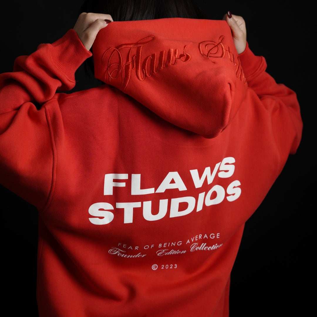 Flaws Studios Hoodie Red