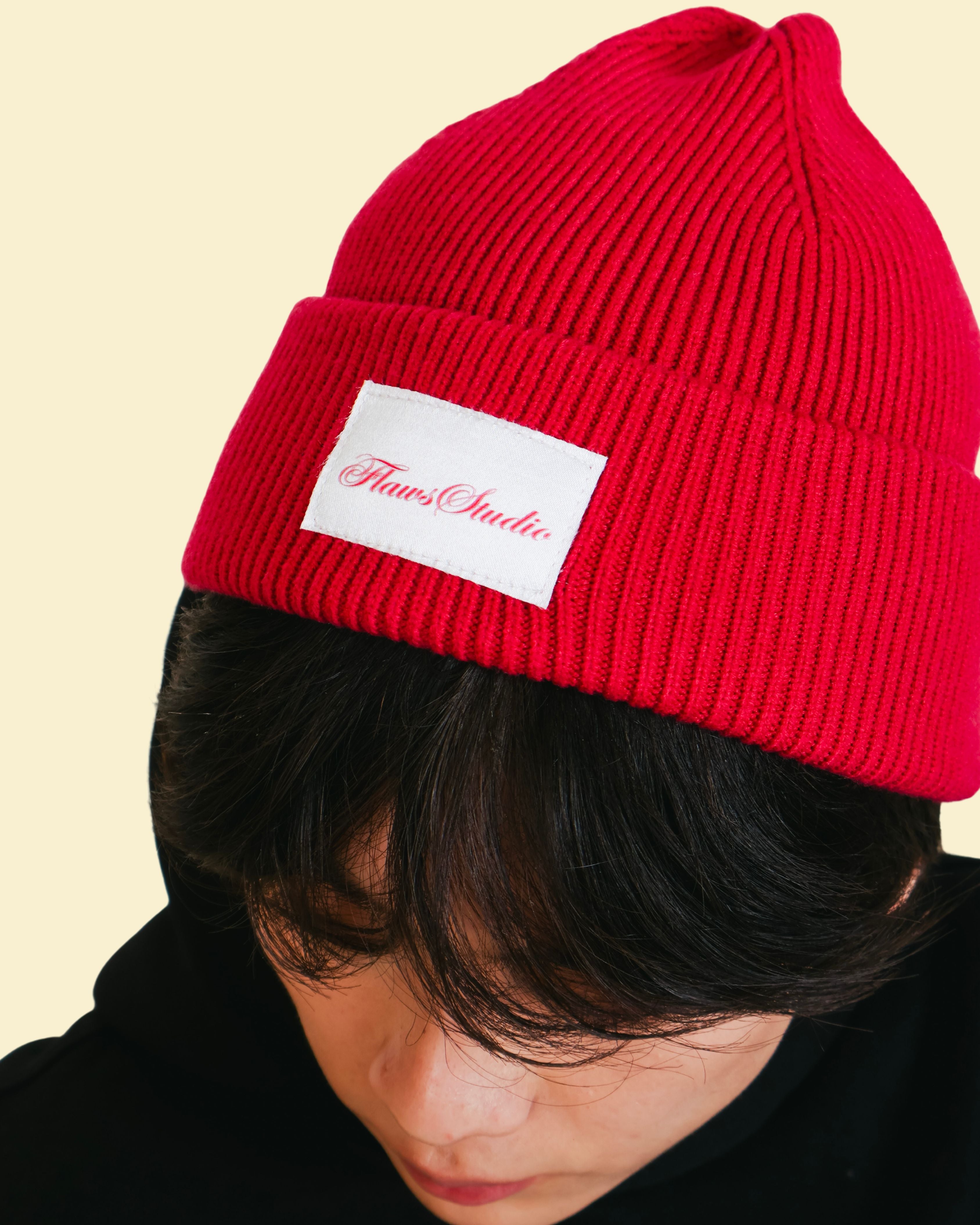 Fuchsia Ribbed Beanie